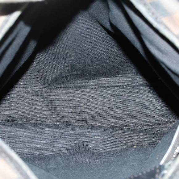 BURBERRY Nova Check Shoulder Bag PVC Leather Brown Auth yk7846B - Picture 9 of 15